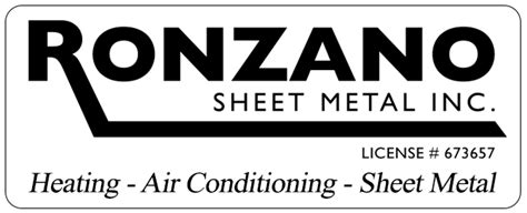 Ronzano Sheet Metal Inc, About Us 